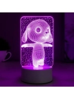 Светильник «Щенок» LED RGB от сети RISALUX