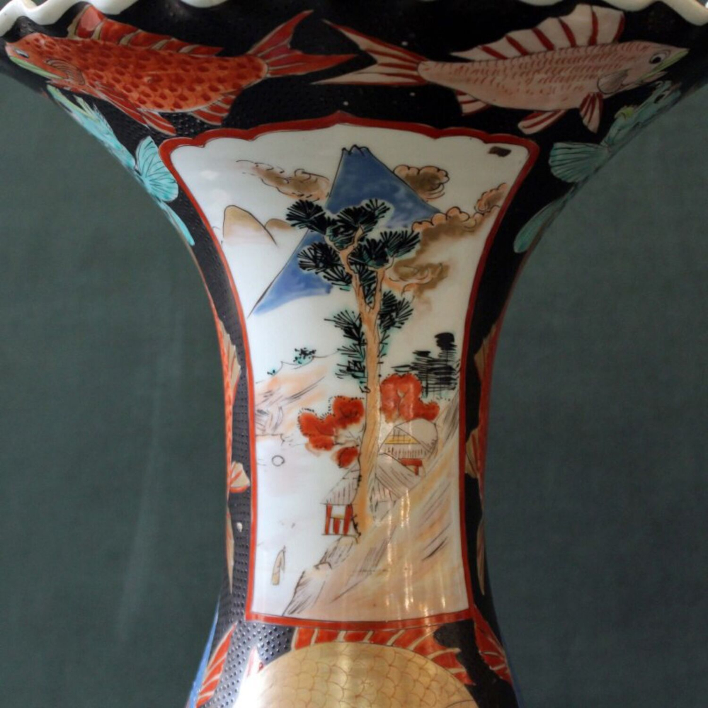 Антикварные парные вазы