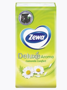 БУМАЖНЫЕ ПЛАТОЧКИ ZEWA DELUXE РОМАШКА 3СЛ 1ШТ