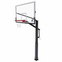 Усиленная баскетбольная стационарная стойка DFC ING 72&amp;quot; / закаленное стекло