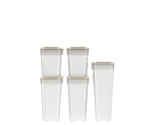 Набор контейнеров АльтПласт (2х1л/2х1,4л/1,8л) 5шт