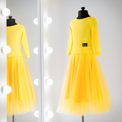 Standart 2-01-06-A | Рейтинговое платье для спортивных бальных танцев | Vasileva Dance