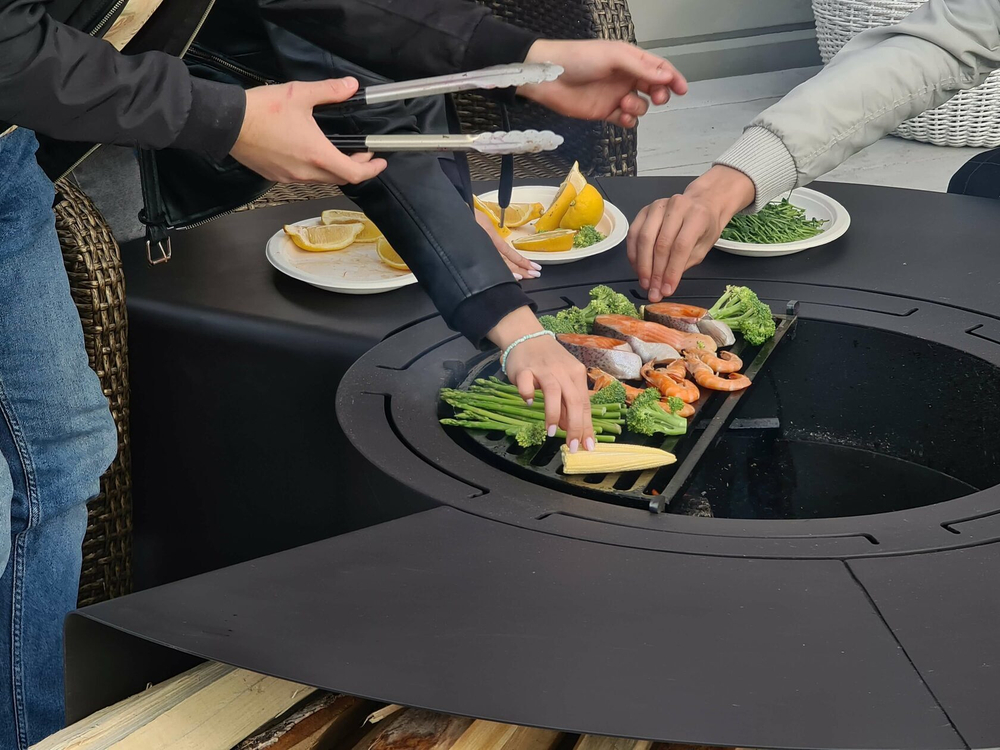 Дровяной гриль-стол Elbrus Grill Альпы 1300, 3мм