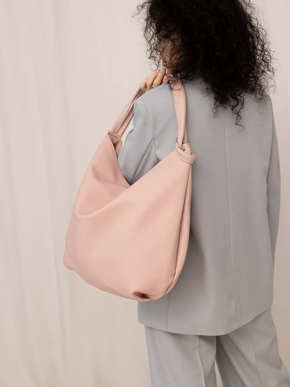 Сумка через плечо большая шоппер мешок