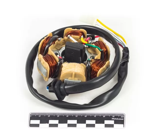 Статор генератора 161QMK 200см3 (AC 6 катушек) с реверсом