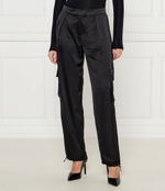 Сатиновые штаны карго C_Targov BOSS ORANGE - черный(50524253)