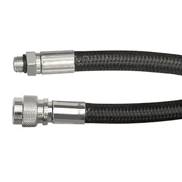 Шланг воздушный BTS низкого давления (LP), L15см, 3/8", Miflex, для инфлятора, черный