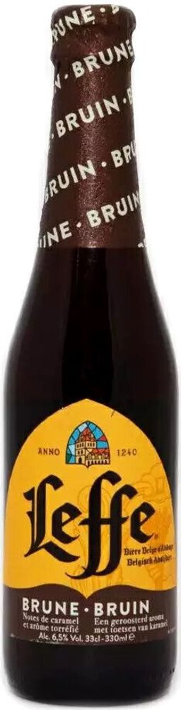 Пиво Леффе Брюн / Leffe Brune 0.33 - стекло