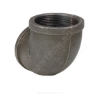 Угольник проходной чугун Ду 40 (1 1/2") ВР/ВР Fittex PLUS