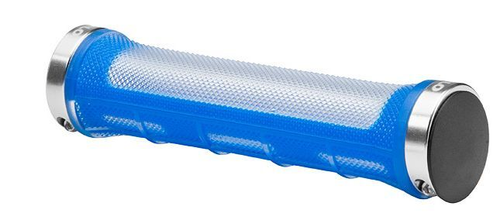 Грипсы VLG-975AD2-L2 (H) 135 мм прозрачно-синие, арт. 150177 (10317090/210315/0003765, Китай)