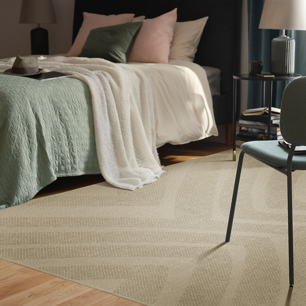 Безворсовый ковер IKEA FULLMAKT (ФУЛЛМАКТ), Бежевый, 200x300 см