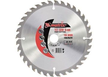 Пильный диск по дереву, ф190 х 20 мм, 24 зуба + кольцо 20/16 Matrix 73213