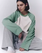 Брюки One Two Striped Baggy Pants Grey