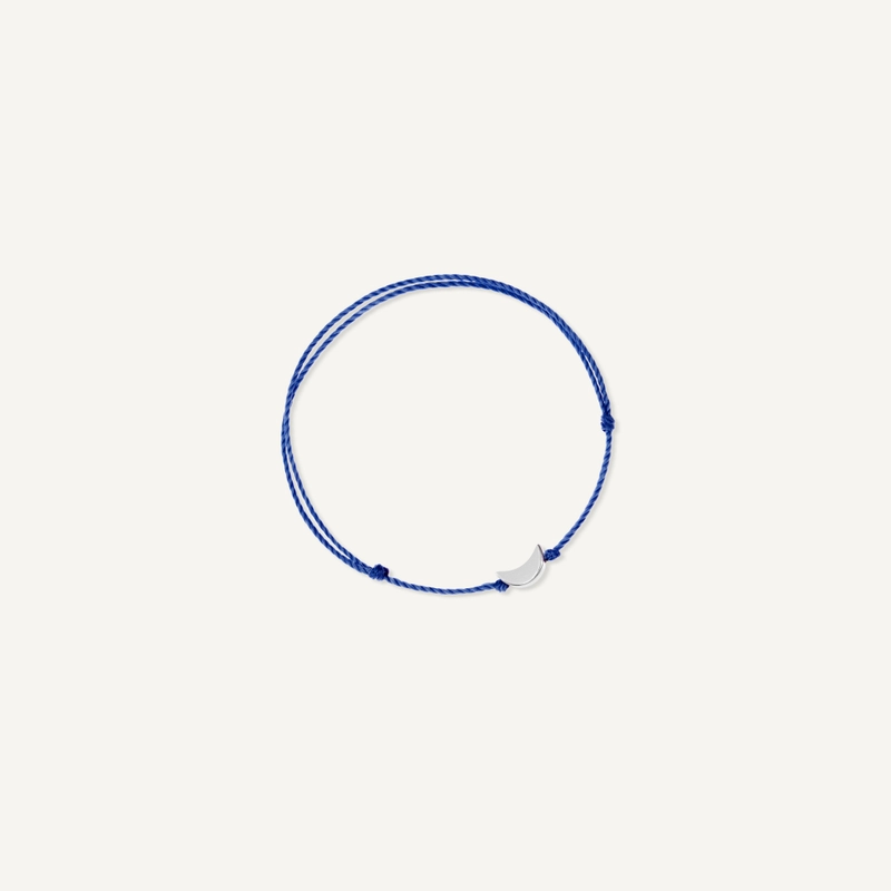 Браслет Сплетенный – Темно-синий