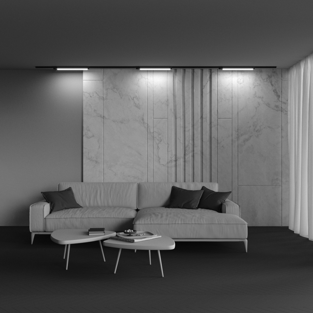 Трековый светильник Maytoni Technical TR000-1-24W3K-B