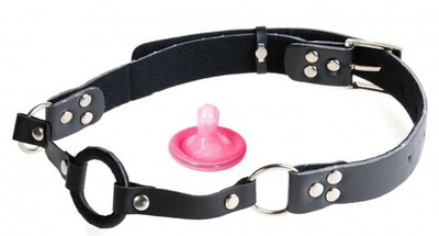 Открытый кляп OPEN MOUTH GAG (Цвет: черный)