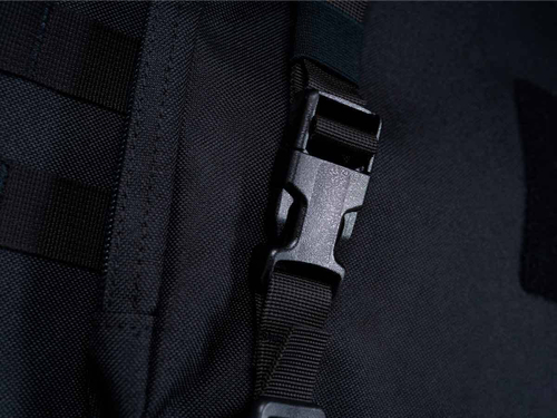 Кейс Vektor А-90 тактический чёрный с лямками, система Molle