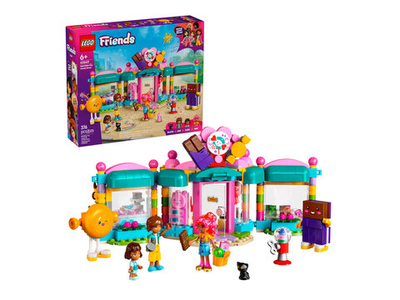LEGO Friends 42649 «Кондитерская в Хартлейк-Сити» — сладости, витрина и кафе