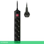 Сетевой фильтр Buro 500SH-10-B черный