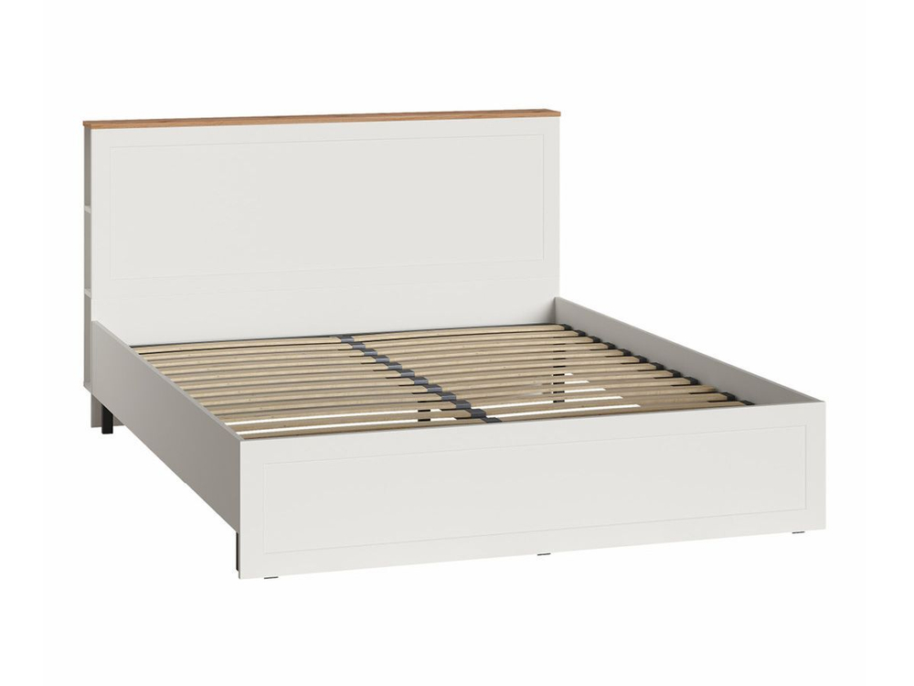 Остин Спальня 2 белый/дуб золотой