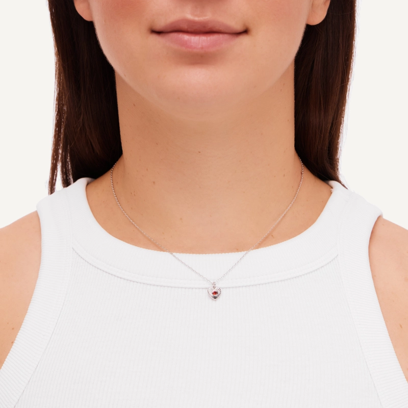 Колье Глубоко в Сердце – Серебро