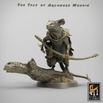 Mouse Крыса scaven rat мышь Рейджер Охотник Следопыт миниатюра для dnd, днд, pathfinder, фентези, Настольная игра, НРИ, Варгейм, РПГ