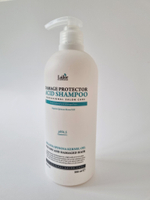 Шампунь для окрашенных и поврежденных волос с аргановым маслом Lador Damaged Protector Acid Shampoo, 900 мл.