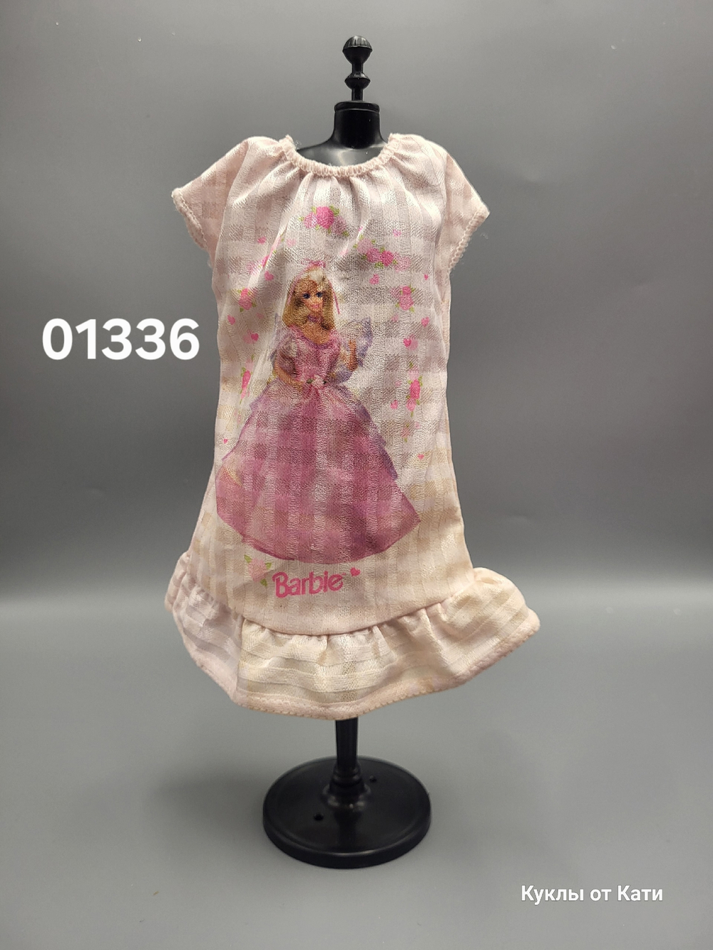 Одежда для куклы Барби винтаж ночнушка 01336