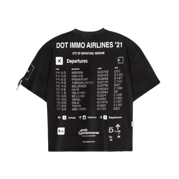 Футболка «Airline» черная - фото 3
