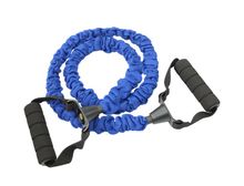 Эспандер в оболочке (полиэстер) сильное сопротивление синий