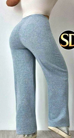 Штаны байка, с мехом, цвет голубой