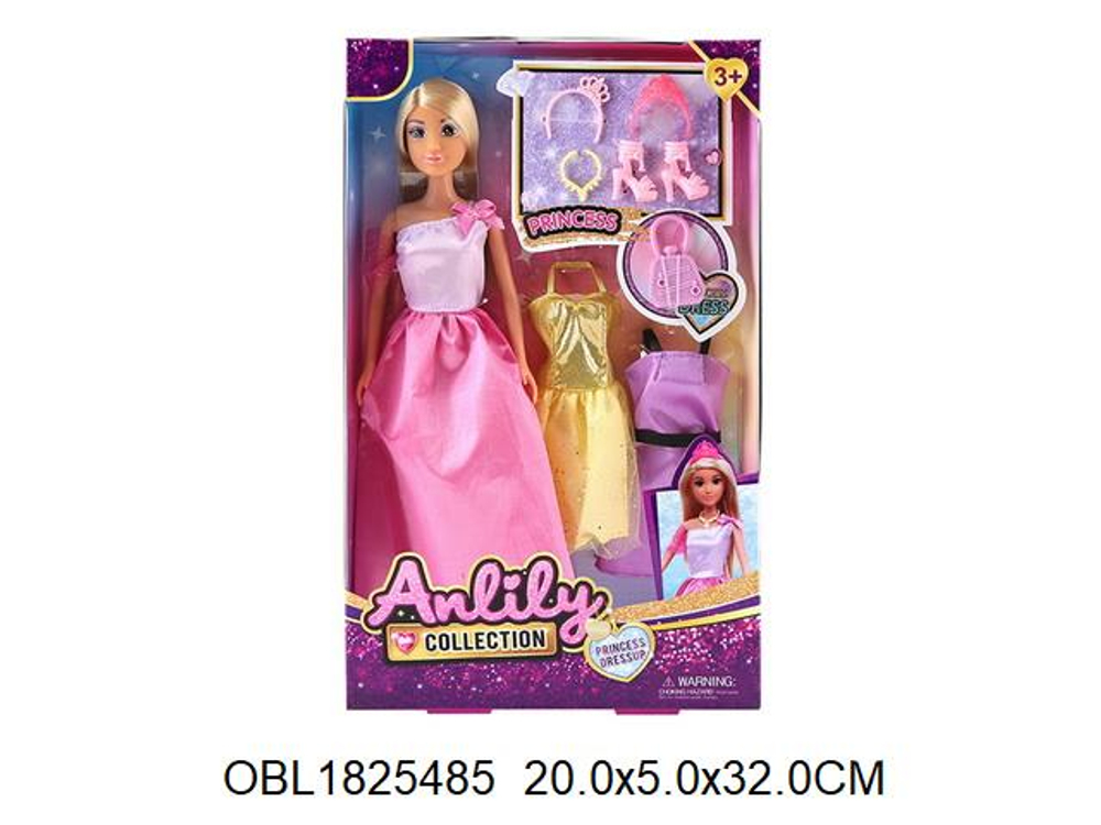 Кукла тип модель, с аксесс. коробка 616332