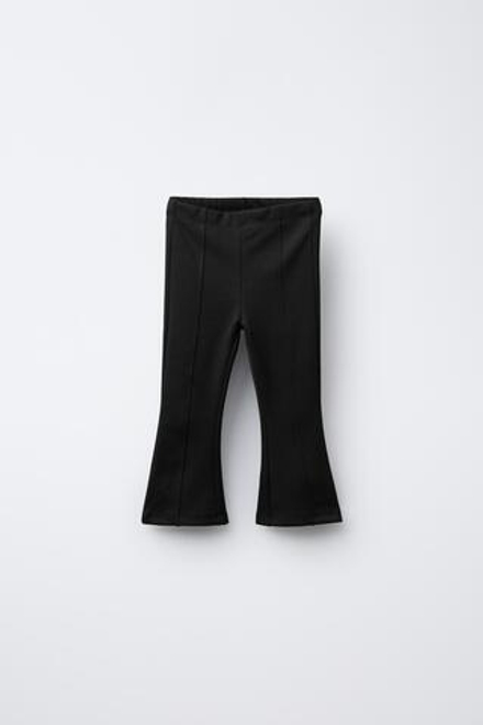 ZARA ЛЕГГИНСЫ FLARE, ЧЕРНЫЙ
