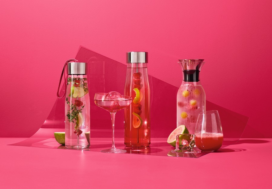 Бутылка для воды MyFlavour 750 мл розовая, Eva Solo