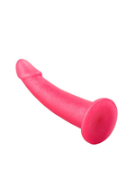 Розовый плаг-массажёр для стимуляции простаты - 16 см. (Цвет: розовый)