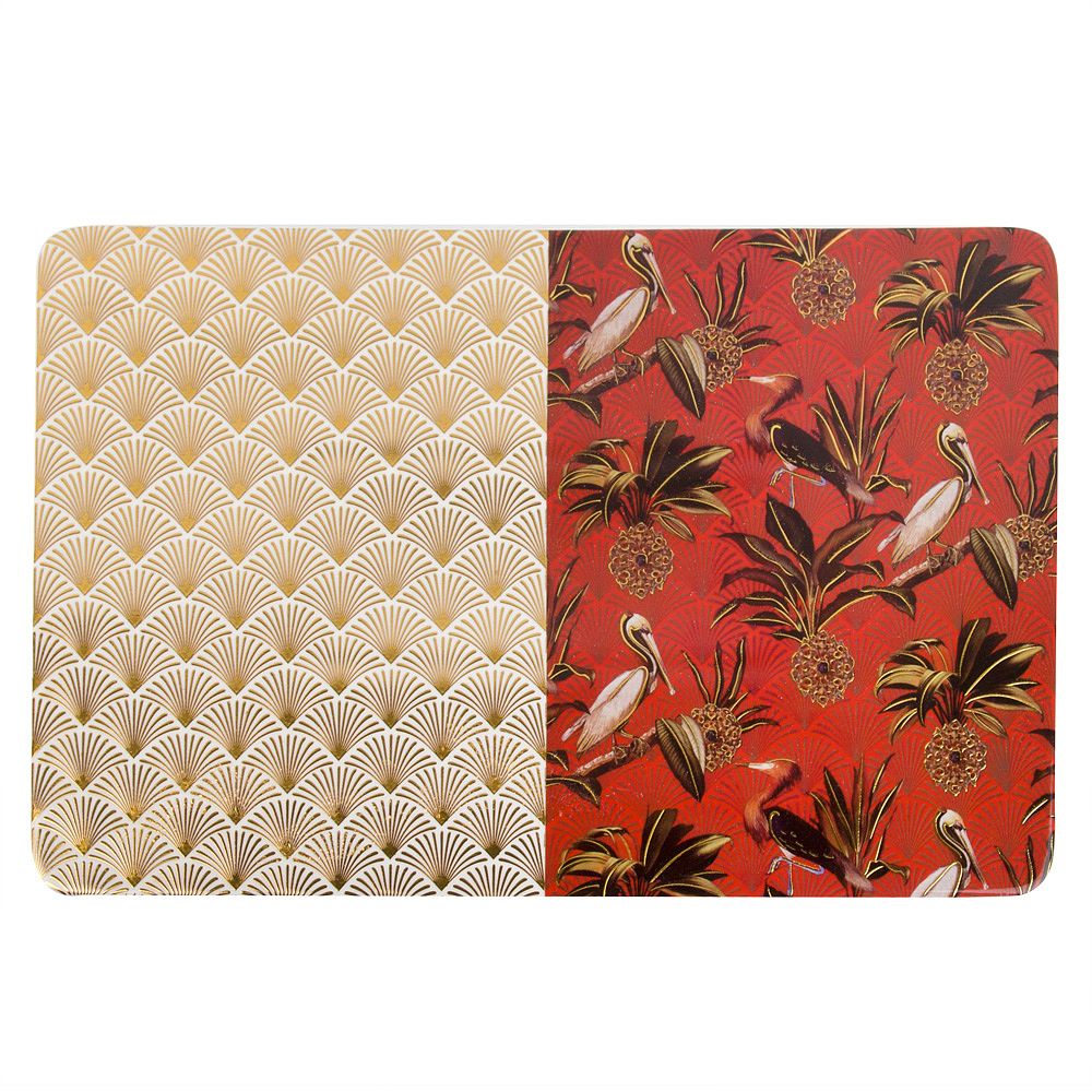 Поднос сервировочный "Casablanca" 34,5*23,5*1,3см (фарфор,металл) (подарочная упаковка)