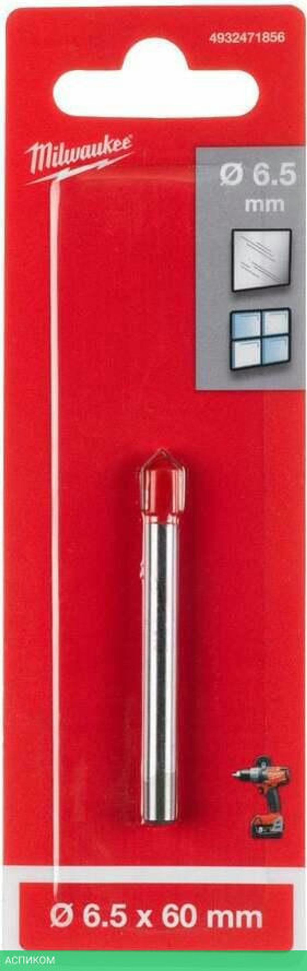 Сверло Milwaukee GENII 6.5x60 (4932471856)