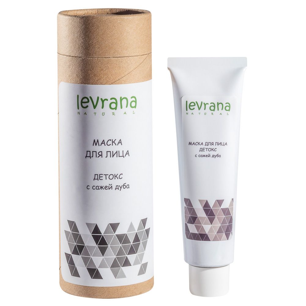Маска для лица «Детокс» с сажей японского дуба, 50 мл (Levrana)