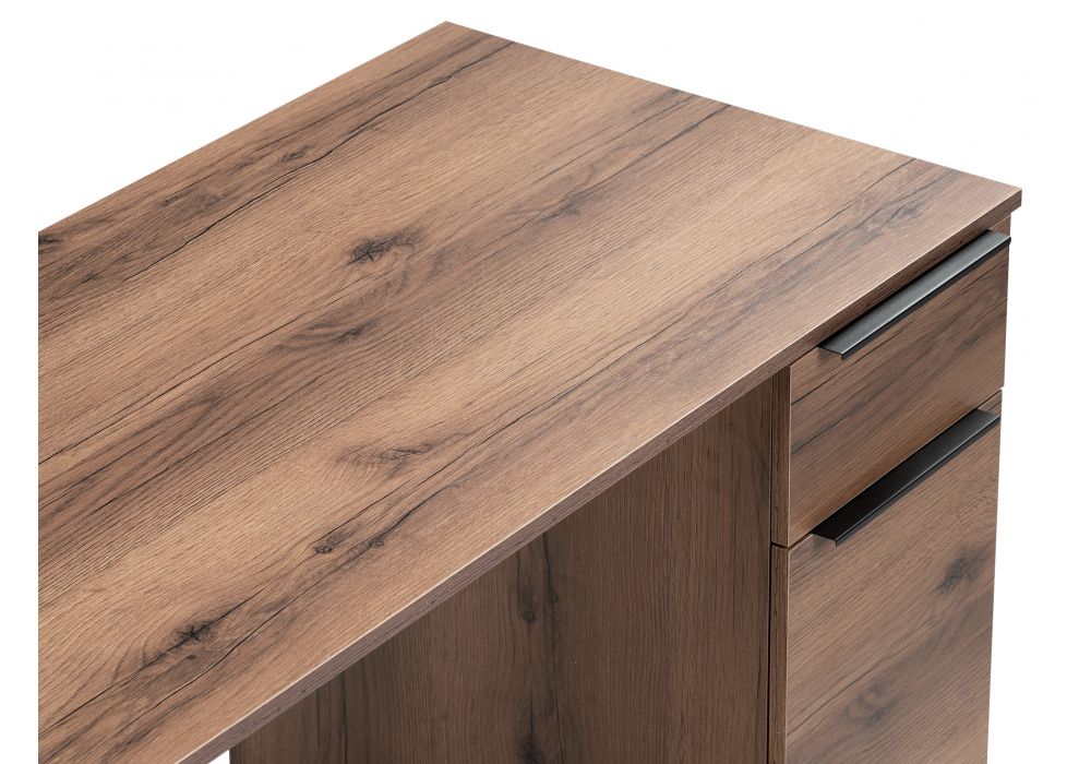 Письменный стол Бэтти Лофт 116х60х75 дуб делано темный / черный