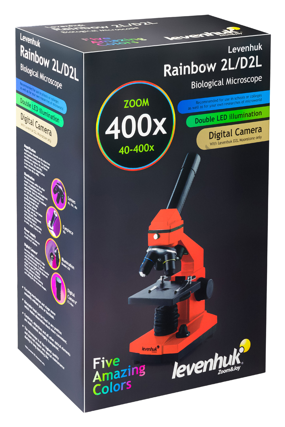 Микроскоп Levenhuk Rainbow 2L Lime\Лайм