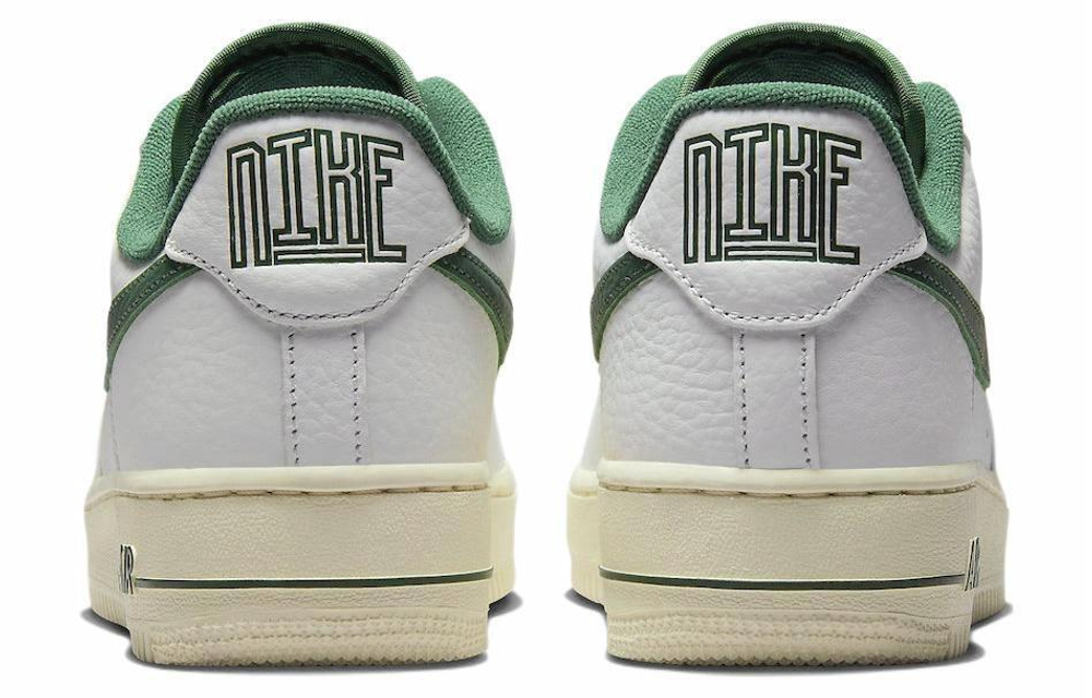 Кроссовки Nike Air Force 1 Low "Summit White And Gorge Green" (Женская размерная сетка)