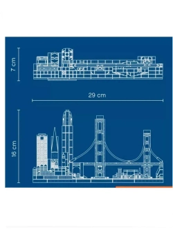 Конструктор Архитектура Сан-Франциско Калифорния 595 деталей