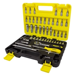 Набор инструмента 53пр. 1/4''(6-гран.)(4-14мм, головки глубокие 6-14мм) WMC TOOLS WMC-2531-5 EURO