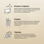 Сухой корм CRAFTIA NATURA для взрослых собак средних и крупных пород из ягненка с перепелкой 640 г
