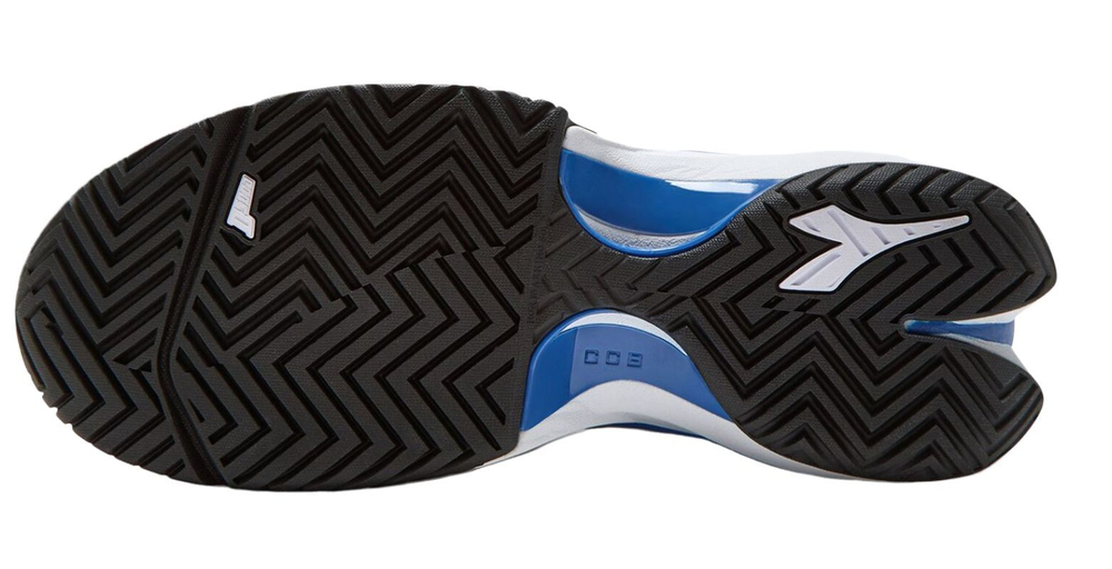 Теннисные кроссовки Diadora Finale AG - silver dd/black/deja vu - Black Silver Gray