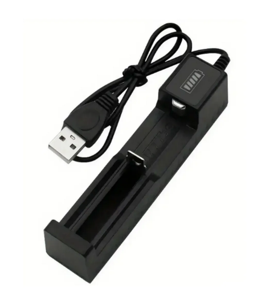 Зарядное аккумуляторов 10440/14500/16340/16650/18350/18500/18650/26650 от USB