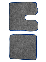 Ковры MAN TGX (автомат, механика) (экокожа, синий, синий кант, желтая вышивка)