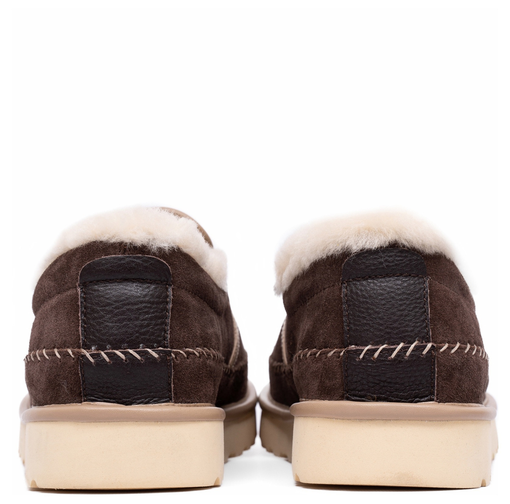 UGG Mens Stitch Slip On Chocolate