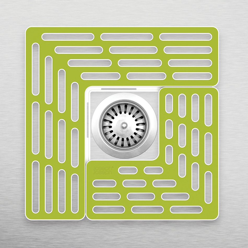 Подложка для раковины универсальная SinkSaver™ серая-белая, Joseph Joseph