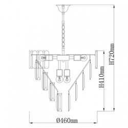 Подвесная люстра De City Бриз 35 111014308